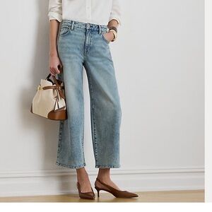 Ralph Lauren High Rise Wide Leg Jeans